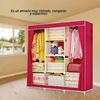 Imagen de CLOSET ROPERO GUARDARROPA 130X45X170-88130